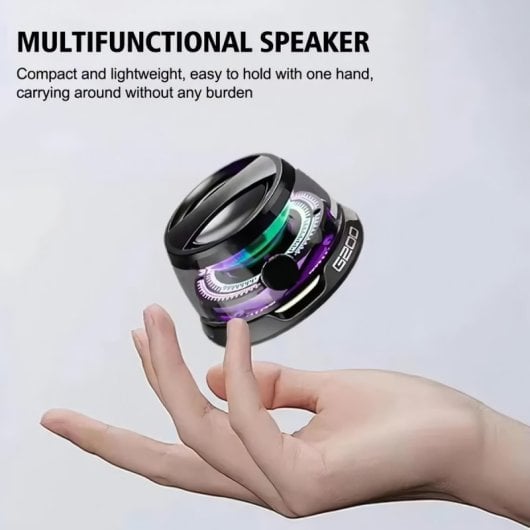 Altavoces Klack Bluetooth Compacto 5W montaje magnético TWS luces RGB batería 6h
