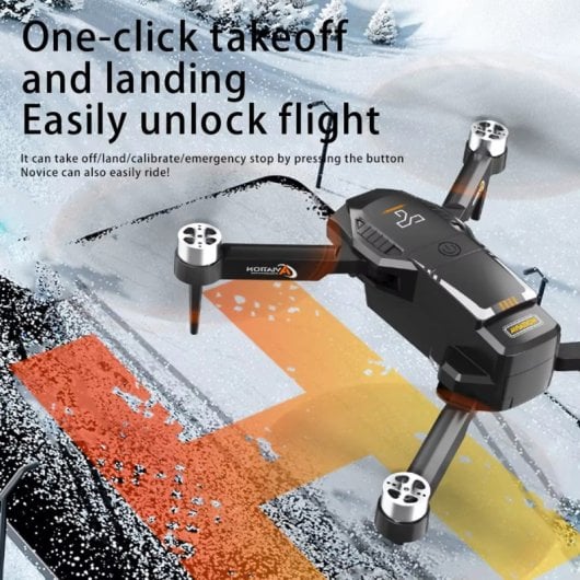 Dron Klack F205 doble cámara 4K HD FPV WiFi motor sin escobillas pantalla LCD 2,8”