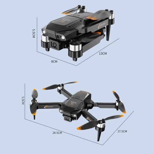 Dron Klack F205 doble cámara 4K HD FPV WiFi motor sin escobillas pantalla LCD 2,8”