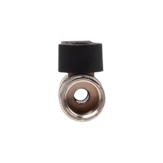 Alphacool Liquid Cooling 17353 Ablassventil-Anschlussstück 2x G1/4 Innengewinde Chrom