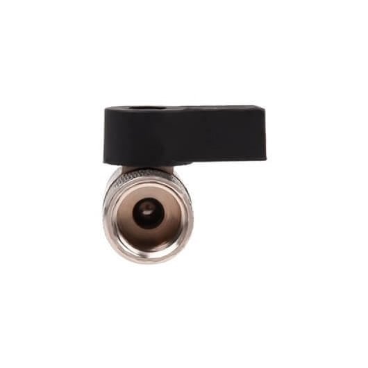Alphacool Liquid Cooling 17353 Ablassventil-Anschlussstück 2x G1/4 Innengewinde Chrom