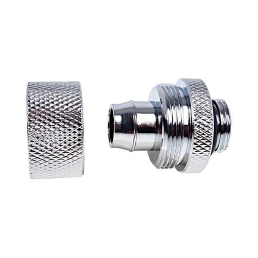 Refrigeración Líquida Alphacool Eiszapfen 16/10mm Chrome Racor Giratorio G1/4 Latón Cromado