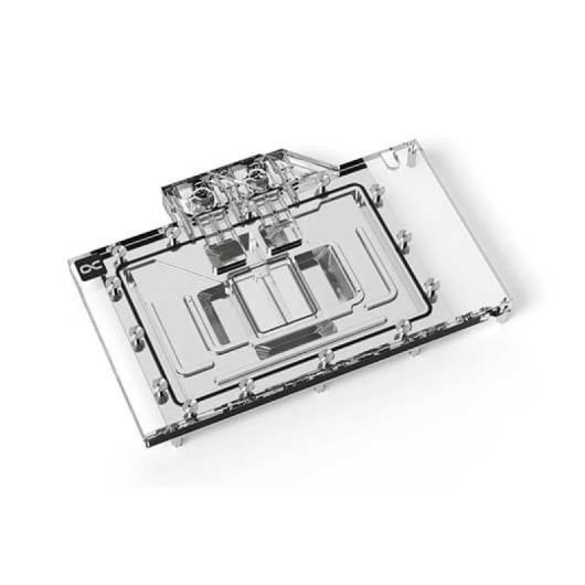 Alphacool Aurora Bloco de Refrigeração Líquida para RTX 4080 GameRock Phantom Cobre Backplate Transparente