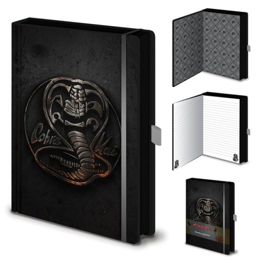 Cuaderno Pyramid Cobra Kai 240 hojas A5 tapa dura cierre elástico/magnético