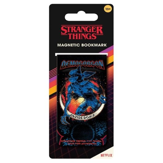 Punto de libro Pyramid Stranger Things imágenes doble cara licencia oficial 90x45mm