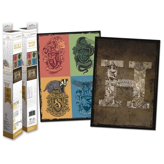 Póster Pyramid Harry Potter Pack 2 unidades 38x52cm laminado brillo 170g/m2