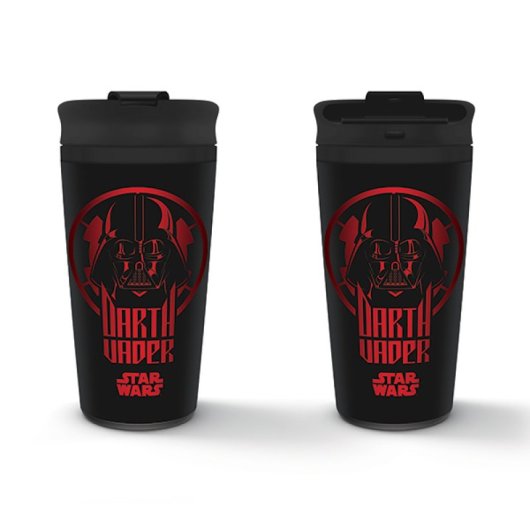 Taza de viaje cerámica 340ml Pyramid Star Wars con tapa silicona sin asa