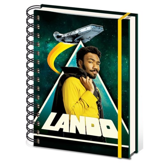 Carnet A5 Pyramid Star Wars, 80 feuilles lignées, couverture rigide, bande élastique