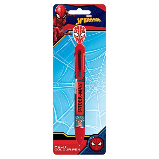 Bolígrafo 6 colores Pyramid Marvel disco giratorio y blíster expositor oficial