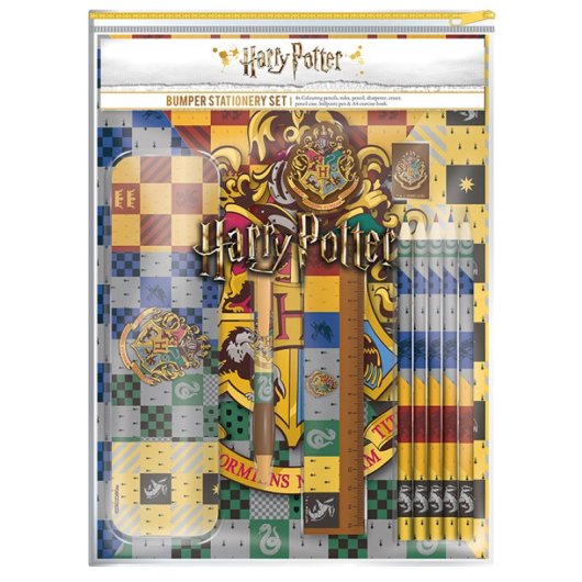 Pack papelería licenciado Harry Potter Pyramid estuche con 13 piezas escolares