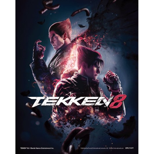 Póster lenticular Pyramid TEKKEN 3D efectos 23,5x28,5 cm marco negro licencia oficial