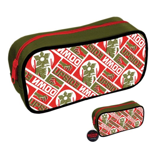 Estuche Pyramid Stranger Things Licencia Oficial Cierre Cremallera Vacío