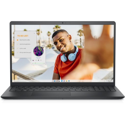 Portátil DELL Inspiron 3535 15,6" AMD Ryzen 5 7520U 8GB 512GB SSD Full HD Windows 11 Home Negro