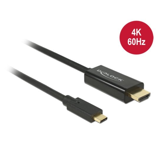 DeLOCK 85290 USB-C HDMI Kabel 1m Stecker-Stecker vergoldet