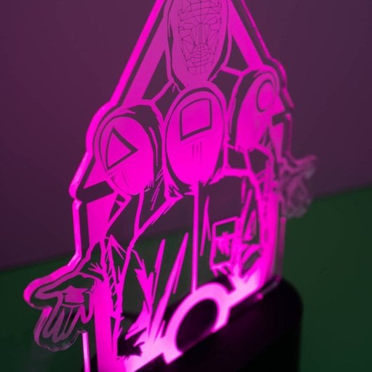 Lámpara Erik Base ABS Metacrilato Iluminación Fija USB Tipo C/Pilas 16x23x5,5cm