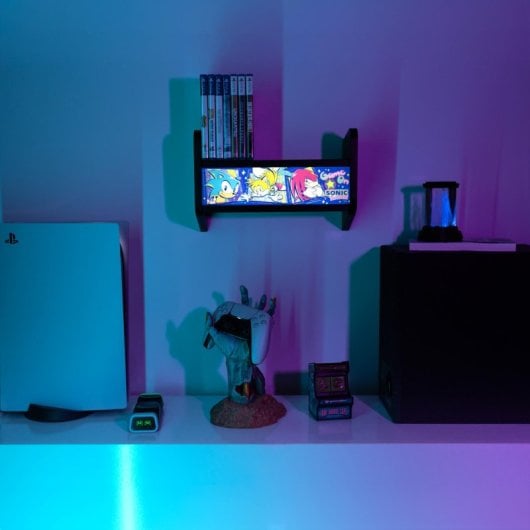 Erik Arcade Lampe Marquee MDF Acryl USB-C Li-Ionen-Akku-Regal