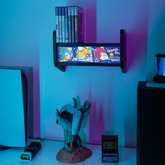 Erik Arcade Lampe Marquee MDF Acryl USB-C Li-Ionen-Akku-Regal