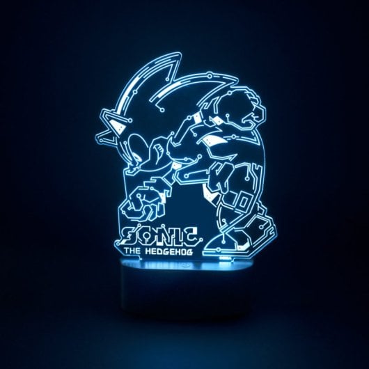 Lampe multimode Erik en méthacrylate ABS à commande unique USB Type C 17 x 20 x 5,5 cm
