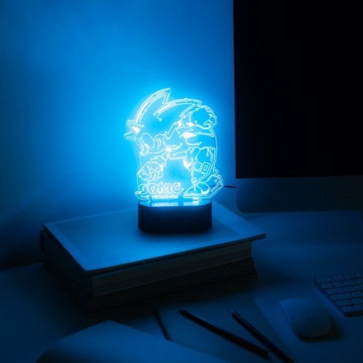 Lampe multimode Erik en méthacrylate ABS à commande unique USB Type C 17 x 20 x 5,5 cm