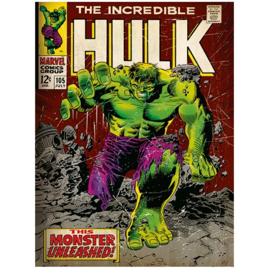 Lienzo decorativo Pyramid International Marvel 30x40cm MDF canvas tinta resistente