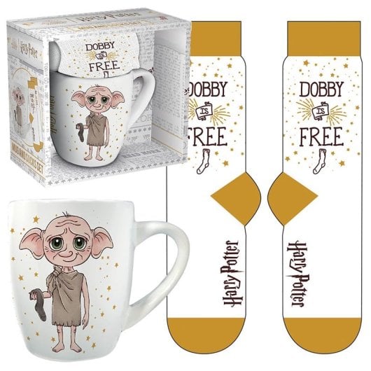 Pack taza cerámica 315ml y calcetines algodón Harry Potter Pyramid edición temática