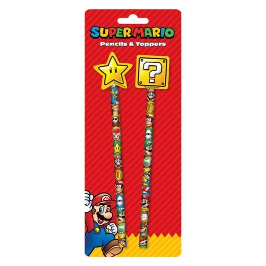 Pyramid International SUPER MARIO Crayon Pack 2 unités toppers multicolores