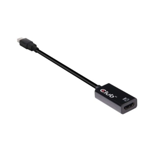 Adaptador Club 3D Mini DisplayPort 1.4 a HDMI 2.0b HDR 4K 60Hz Plug & Play