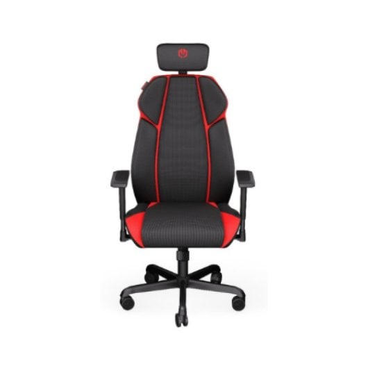 Cadeira gaming ENDORFY Meta RD, altura regulável, 420-500 mm, tecido preto e vermelho, suporta 120 kg