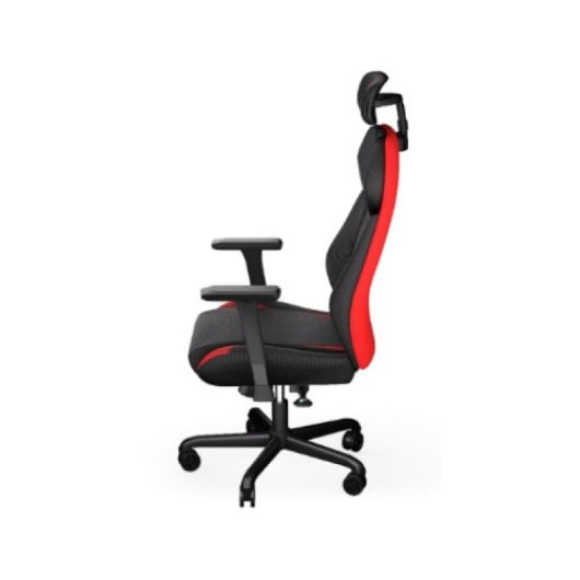 Cadeira gaming ENDORFY Meta RD, altura regulável, 420-500 mm, tecido preto e vermelho, suporta 120 kg