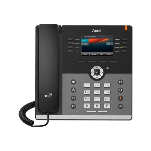 Axtel AX-500W IP-Telefon mit 12 SIP-PoE-Leitungen, HD-Sound, 3,5-Zoll-LCD-Farbbildschirm