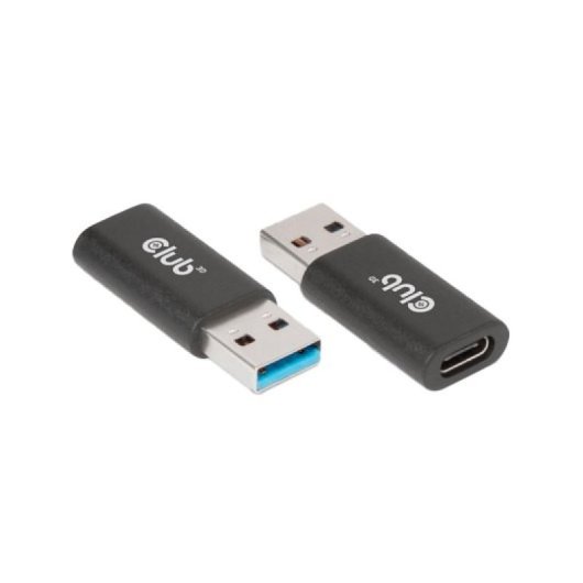 Adaptador USB-A 3.2 Gen1 para USB-C Club 3D CAC-1525 5 Gbps Preto Plug and Play