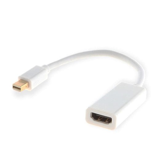Savio CL-57 Mini DisplayPort auf HDMI Adapter 0,2 m weiß Stecker-Buchse