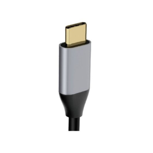 Adaptador USB-C para HDMI Uni AD1990 4K 1,8M Alumínio ABS Macho Cinzento
