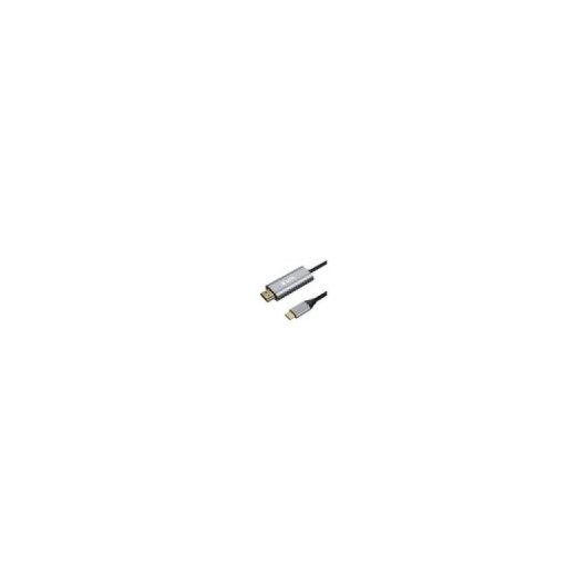Adaptador USB-C para HDMI Uni AD1990 4K 1,8M Alumínio ABS Macho Cinzento
