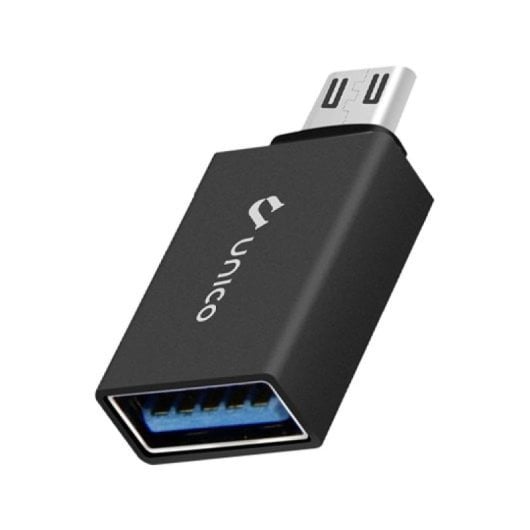 UNICO Micro USB 3.0 Metallic Schwarz 60W ABS Adapter