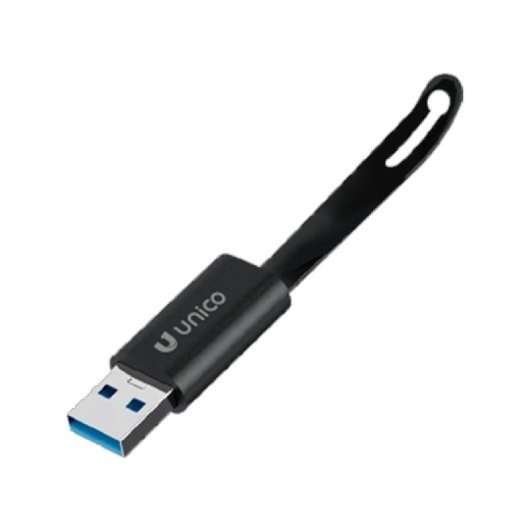 Adaptador USB-C a USB-A UNICO AD0271 compacto ABS negro 12V 12 meses garantía