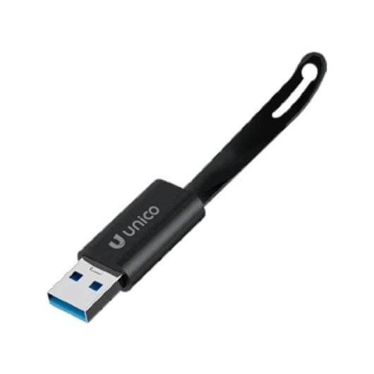 Adaptador USB-C a USB-A UNICO AD0271 compacto ABS negro 12V 12 meses garantía