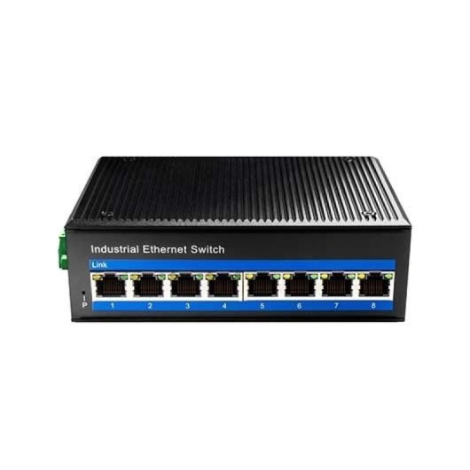 Switch industrial Gigabit PoE Cudy IG1008P de 8 portas -40~80°C - Caixa metálica