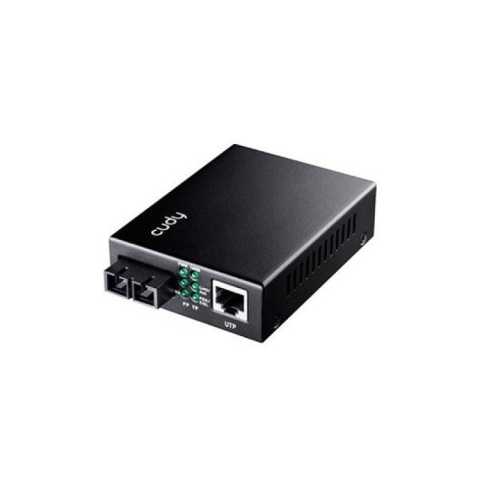 Cudy MC100GSA-20 Gigabit RJ45 auf SC Singlemode Konverter, 20 km, 1310 nm, Plug & Play