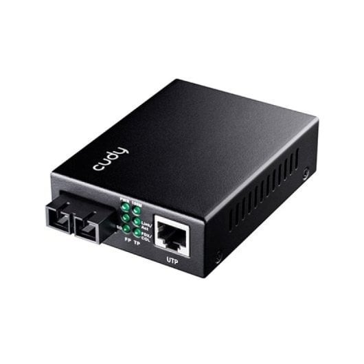 Cudy MC100MA-2 1000M Medienkonverter, SC, Multimode, 2Km, Schwarz
