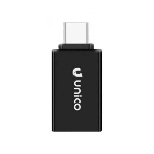 Adaptador UNICO AD1263 USB-C a USB-A 3.0 Macho/Hembra Negro compacto