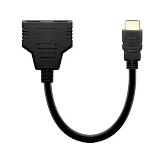 Divisor HDMI Savio AK-77 2 Salidas 1080p 60Hz Plug & Play Negro 30cm