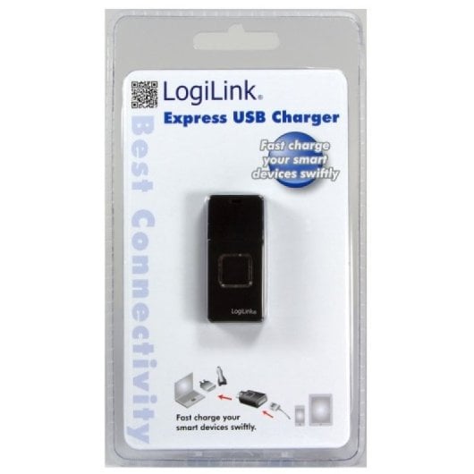 LogiLink AA0045 Universal USB Ladegerät 5V 2.1A Schwarz Kompakt