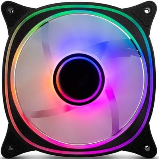 NOX ARGB 5V 120mm Hummer V-FAN Anti-Vibrationsecken 30,7CFM LED Infinity Mirror Luftkühlung