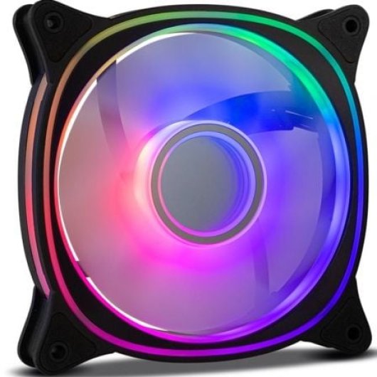 NOX ARGB 5V 120mm Hummer V-FAN Anti-Vibrationsecken 30,7CFM LED Infinity Mirror Luftkühlung