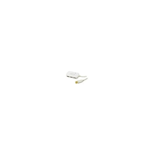 Hub USB LogiLink UA0108 4 ports USB 2.0, alimentation 12 m, blanc