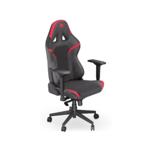 Sedia ENDORFY SCRIM RD Nero-Rosso Regolazione dell'angolo 90-150º Supporto 120 kg Pelle PU
