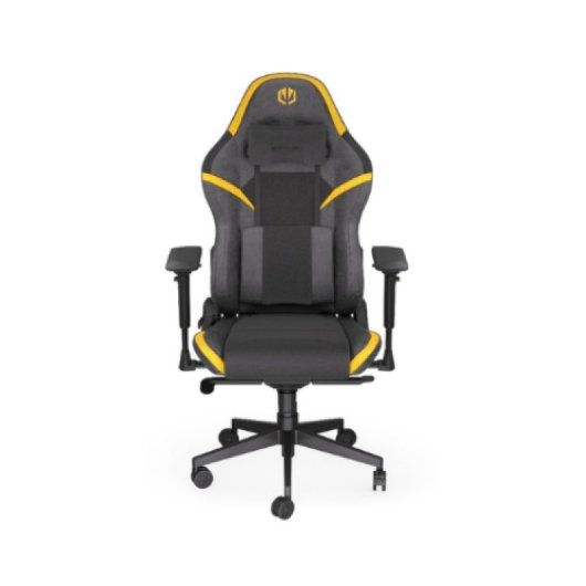 Silla Gaming ENDORFY Scrim YL Black-Yellow Ajuste Ángulo 90-150º Cuero PU 120kg