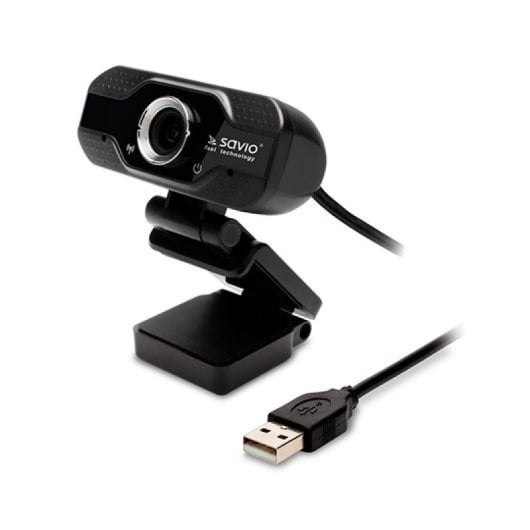 Webcam Savio AK-01 Full HD 1080p 30fps 120° USB-A Microfono integrato Nero