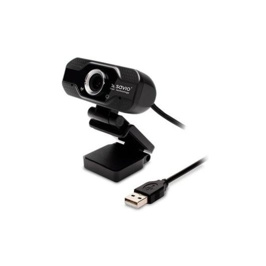 Webcam Savio AK-01 Full HD 1080p 30fps 120° USB-A Microfono integrato Nero